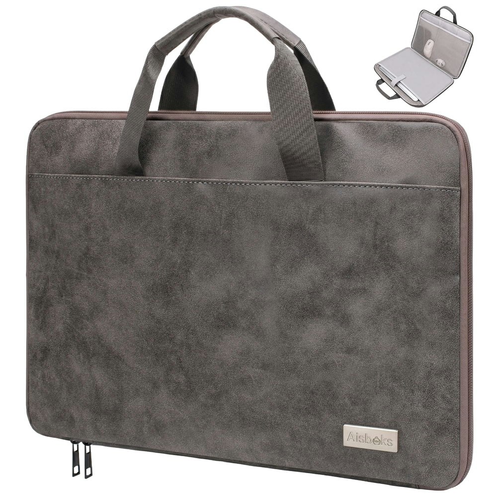 Aisboks 15.6-16-Inch Vintage PU Leather Laptop Bag: $19.99 Aisboks 15.6-16-Inch Vintage PU Leather Laptop Bag: $19.99