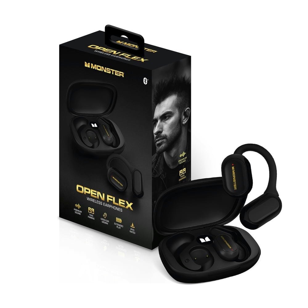 Monster Open Flex Wireless Earphones: $44.99 Monster Open Flex Wireless Earphones: $44.99