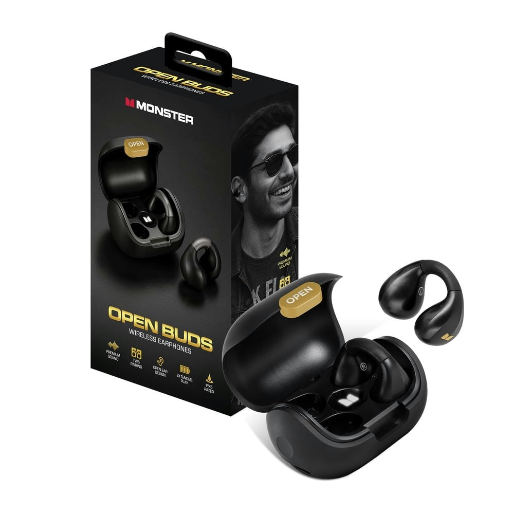 Monster Wireless Open Ear Bluetooth Headphones: $37.99 Monster Wireless Open Ear Bluetooth Headphones: $37.99