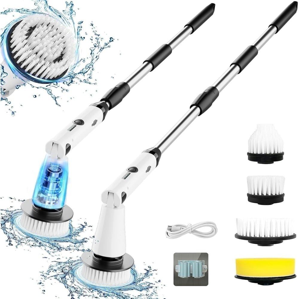 Kibhous Electric Spin Scrubber with 3 Brush Heads: $19.79 Kibhous Electric Spin Scrubber with 3 Brush Heads: $19.79