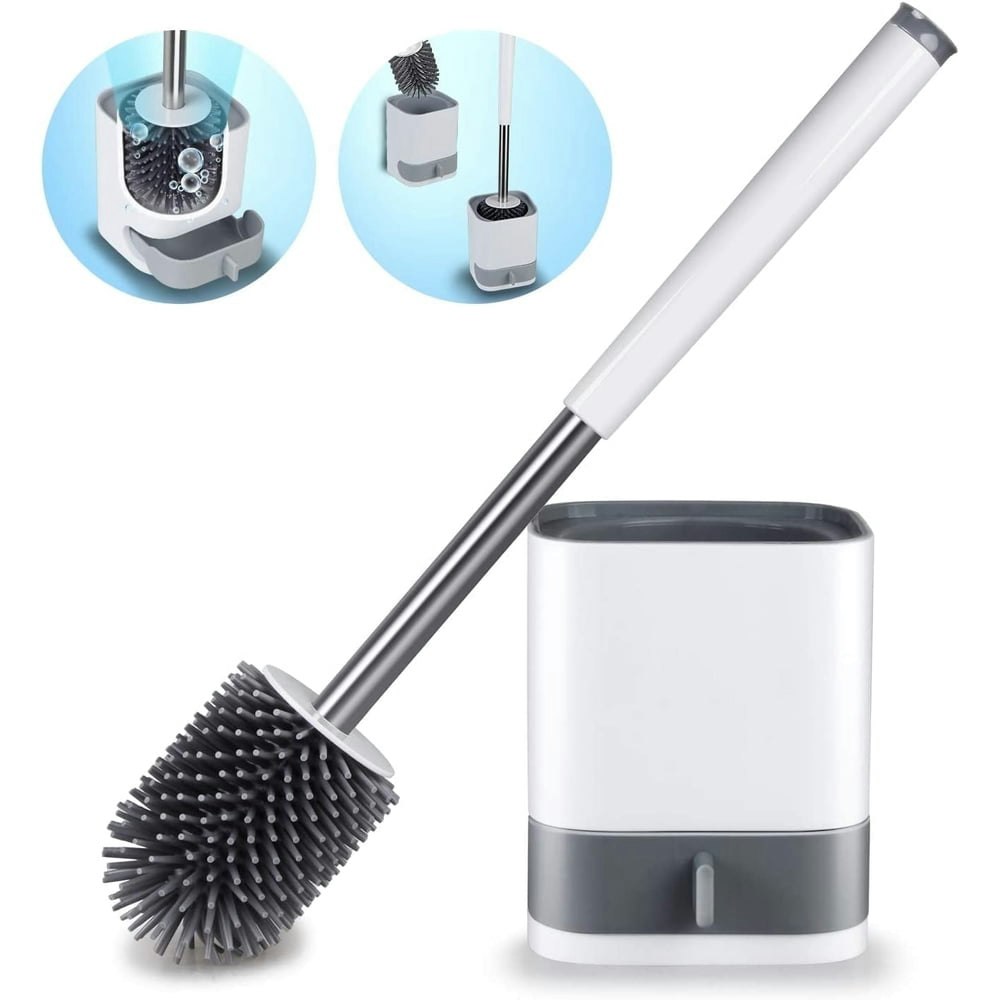 Bcooss Toilet Brush and Holder Set: $12.29 Bcooss Toilet Brush and Holder Set: $12.29