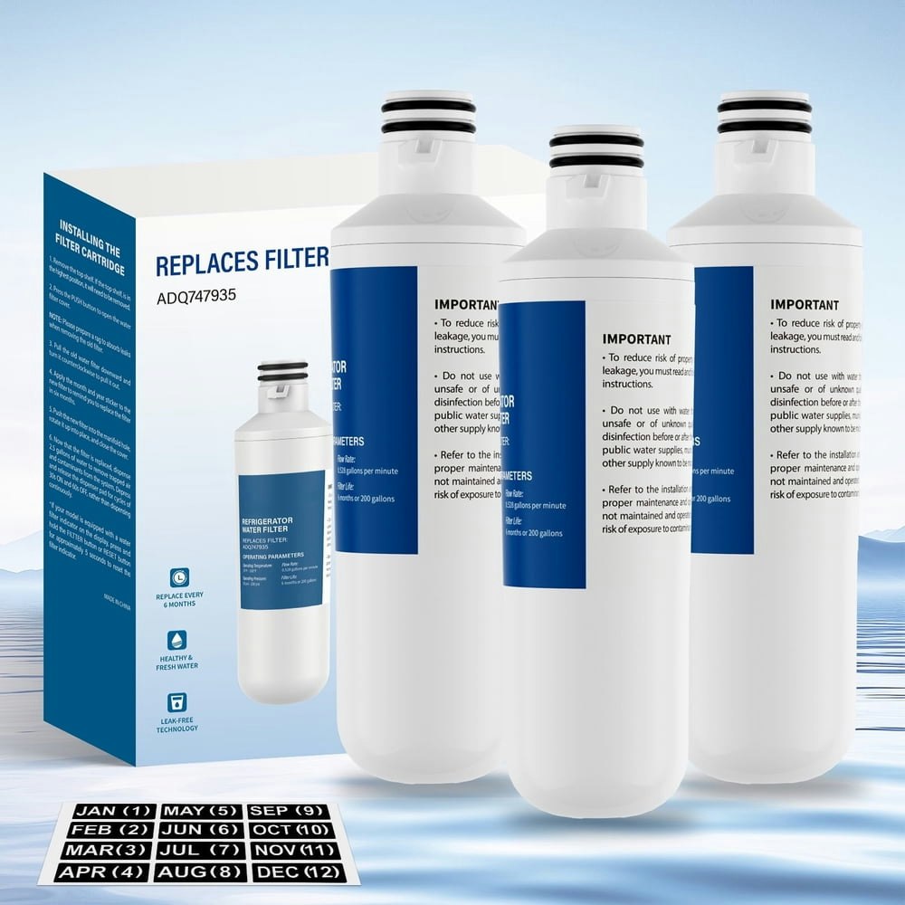 Aiqeek LT1000PC Refrigerator Water Filter 3-Pack: $20.69