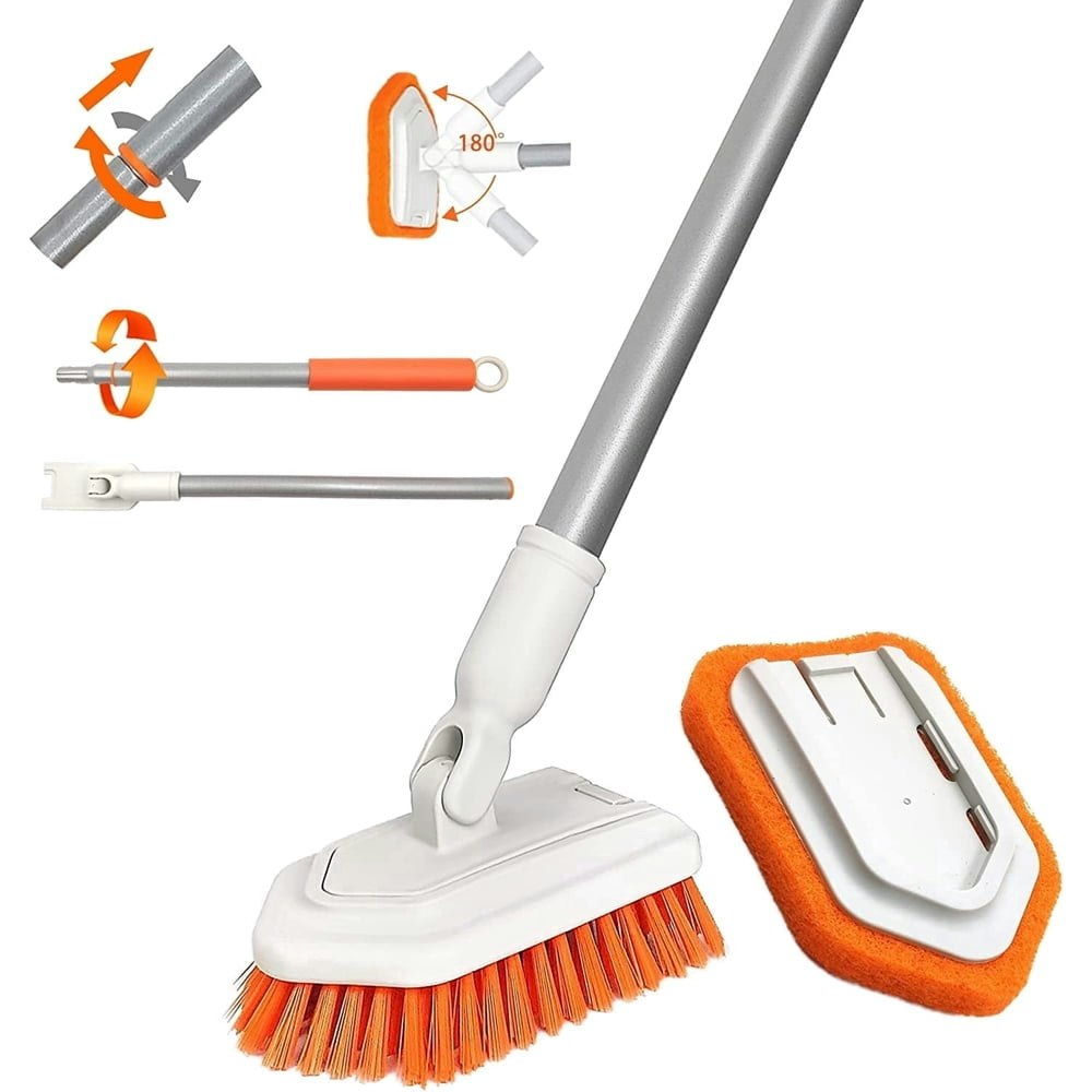 Jehonn Shower and Tile Scrub Brush with Long Handle: $16.93 Jehonn Shower and Tile Scrub Brush with Long Handle: $16.93