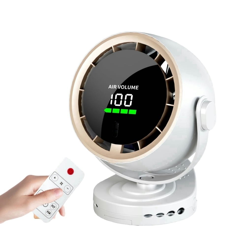 Oscillating Desktop Fan with Remote: $32.99 Oscillating Desktop Fan with Remote: $32.99