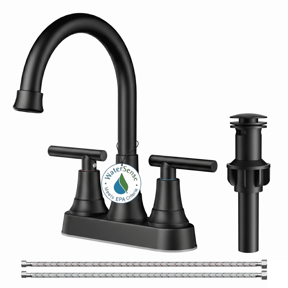 Tvofek 4-Inch Centerset 2-Handle Bathroom Faucet: $26.08