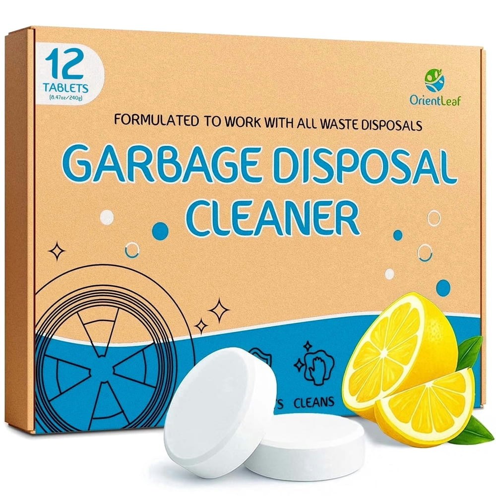 OrientLeaf Garbage Disposal Cleaner 12-Pack: $7.59