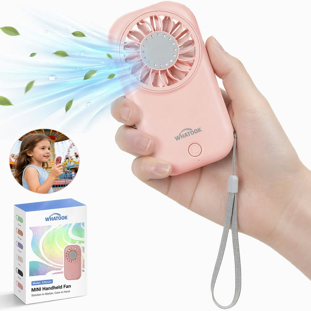 Mini 5-Speed Handheld Fan: $4.98