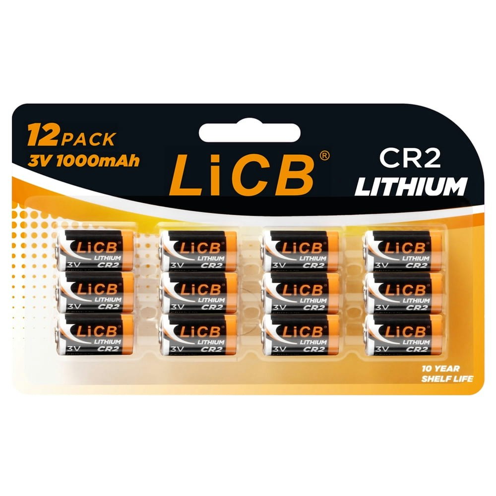 LiCB CR2 3V Lithium Battery 12-Pack: $17.99