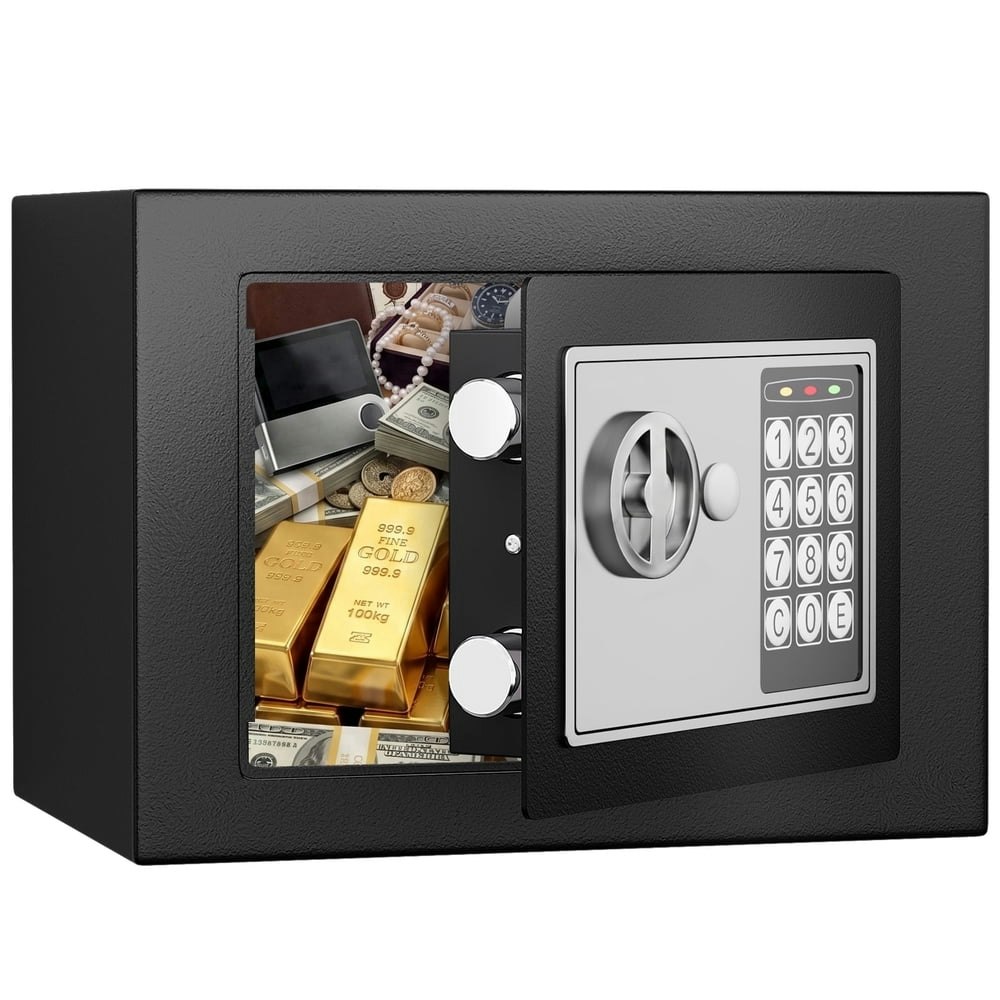 Omethey 0.23-Cubic Foot Digital Steel Security Safe: $20.46 Omethey 0.23-Cubic Foot Digital Steel Security Safe: $20.46