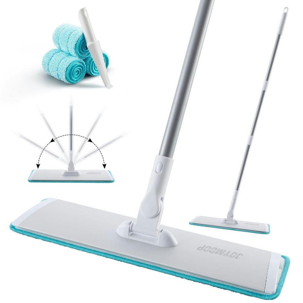 Joymoop 18-Inch Industrial Wet and Dry Dust Mop with 3 Microfiber Pads: $19.99 Joymoop 18-Inch Industrial Wet and Dry Dust Mop with 3 Microfiber Pads: $19.99