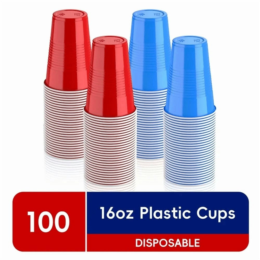 Jolly Chef 16-oz Disposable Plastic Cups 100-Pack: $14.99 Jolly Chef 16-oz Disposable Plastic Cups 100-Pack: $14.99