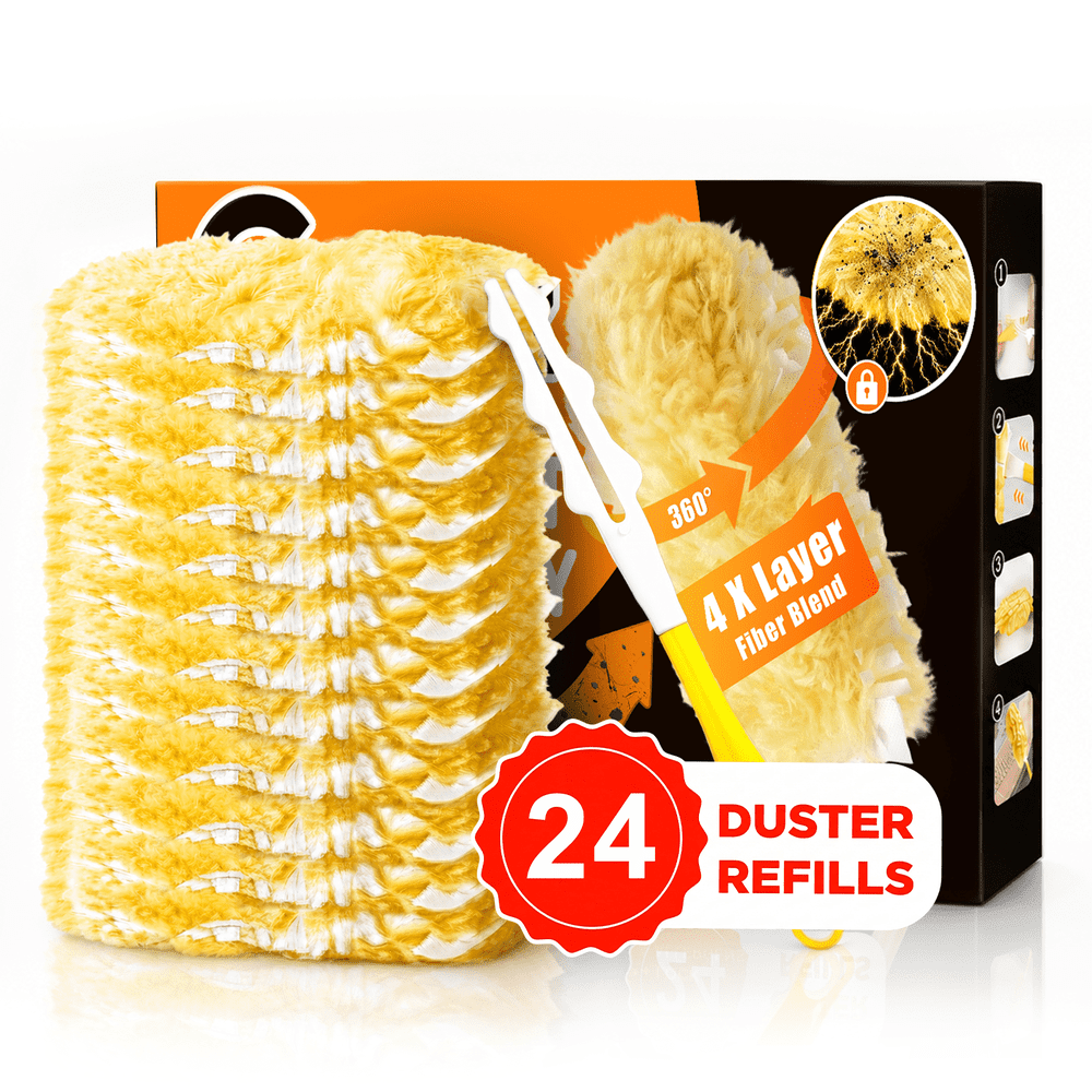 Heavy Duty Duster Refills 24-Pack with Handle: $14.99 Heavy Duty Duster Refills 24-Pack with Handle: $14.99