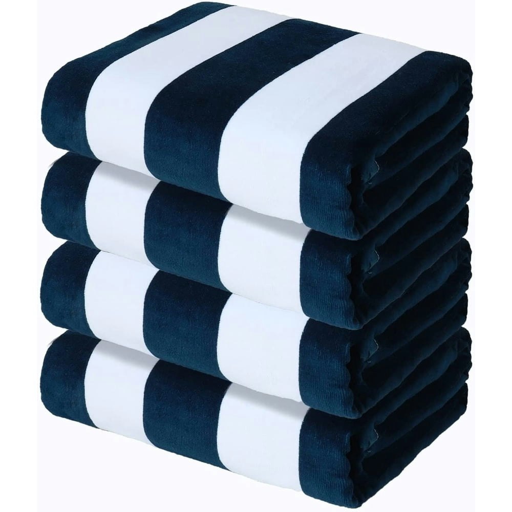 Exclusivo Mezcla 35"x70" Cabana Stripe Beach Towel 4-Pack: $44.99 Exclusivo Mezcla 35"x70" Cabana Stripe Beach Towel 4-Pack: $44.99