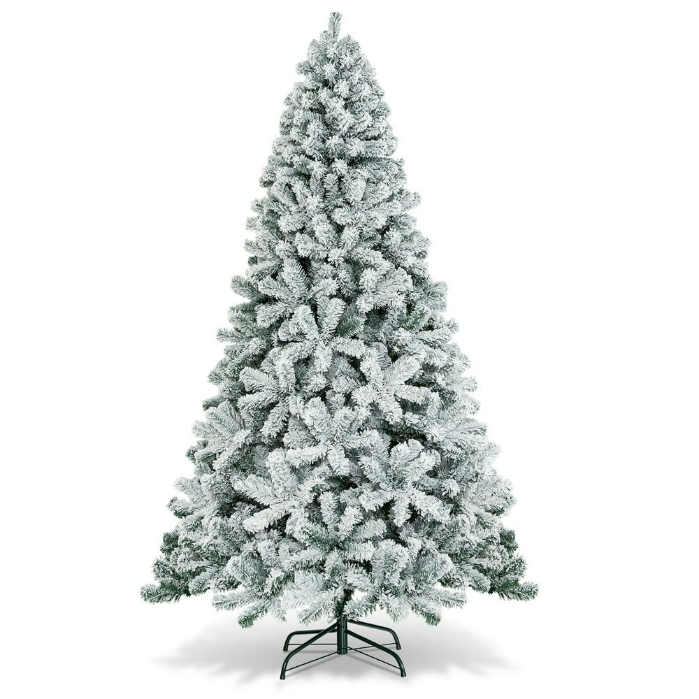 Costway 7.5-Foot Snow Flocked Hinged Christmas Tree: $89.99 Costway 7.5-Foot Snow Flocked Hinged Christmas Tree: $89.99