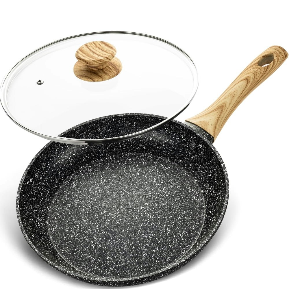 8-Inch Nonstick Frying Pan with Lid: $19.75 8-Inch Nonstick Frying Pan with Lid: $19.75