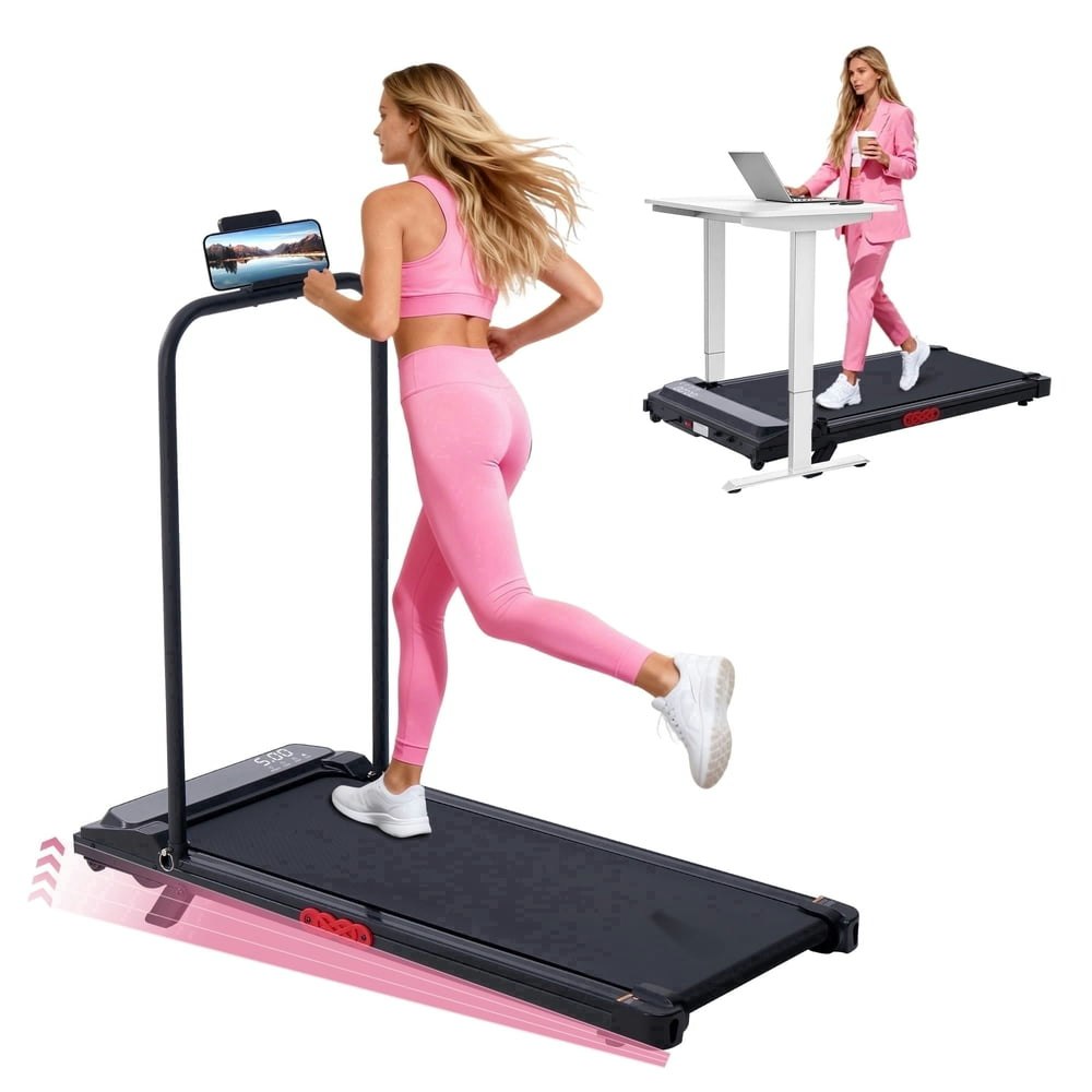 Walking Pad 3.0HP Treadmill with Handlebar and Incline: $139.99 Walking Pad 3.0HP Treadmill with Handlebar and Incline: $139.99
