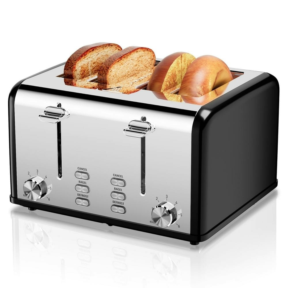 4-Slice Retro Stainless Steel Toaster: $39.79 4-Slice Retro Stainless Steel Toaster: $39.79