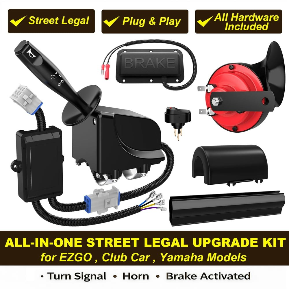 Golf Cart Turn Signal Kit with Horn and Brake Switch: $52.60 Golf Cart Turn Signal Kit with Horn and Brake Switch: $52.60