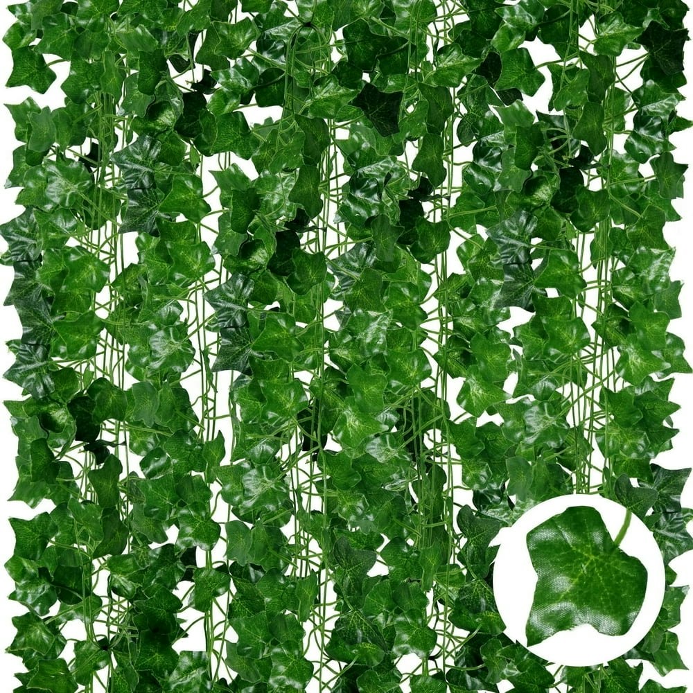 Yoleto Artificial Ivy Garland 24-Pack: $14.99 Yoleto Artificial Ivy Garland 24-Pack: $14.99