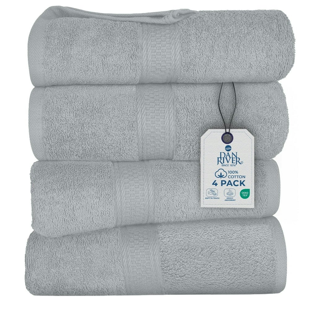 Dan River 27" x 54" Cotton Bath Towel 4-Pack: $37.69 Dan River 27" x 54" Cotton Bath Towel 4-Pack: $37.69