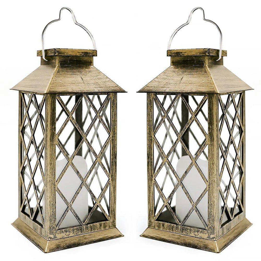 Rirool Solar Outdoor Hanging Lanterns 2-Pack: $31.99 Rirool Solar Outdoor Hanging Lanterns 2-Pack: $31.99