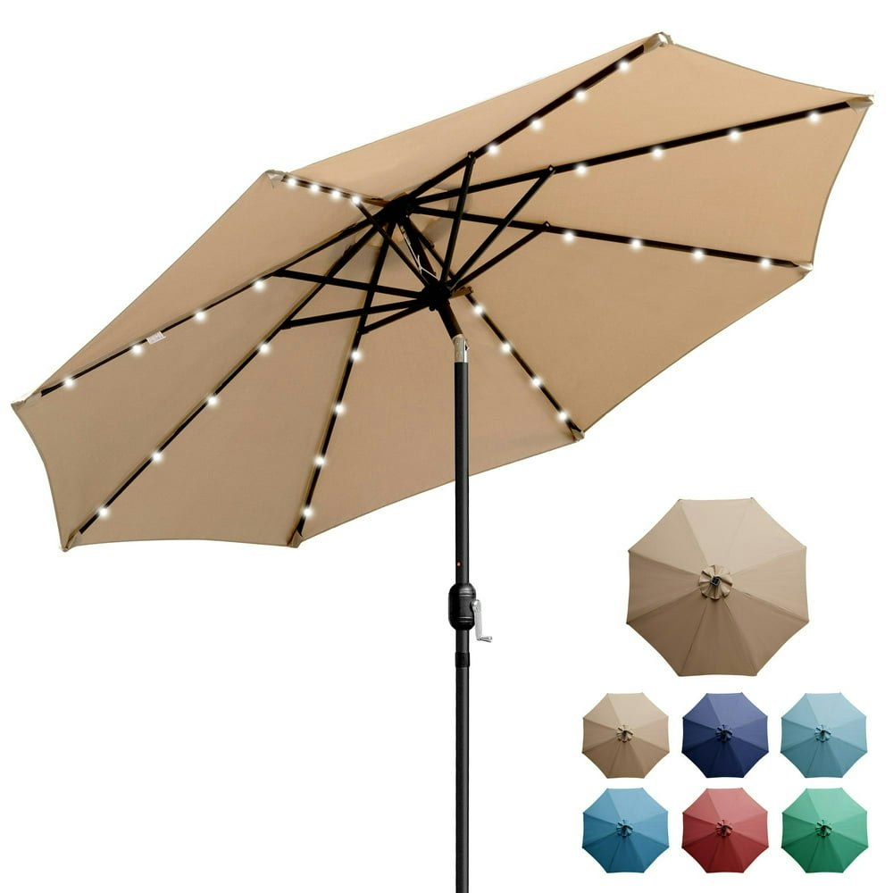 Sun-Ray 9-Foot 32-LED Solar Patio Umbrella: $59.99 Sun-Ray 9-Foot 32-LED Solar Patio Umbrella: $59.99