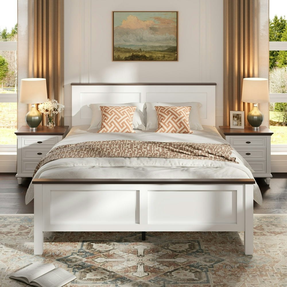 Uhomepro Full Size Wood Platform Bed Frame: $155.89 Uhomepro Full Size Wood Platform Bed Frame: $155.89