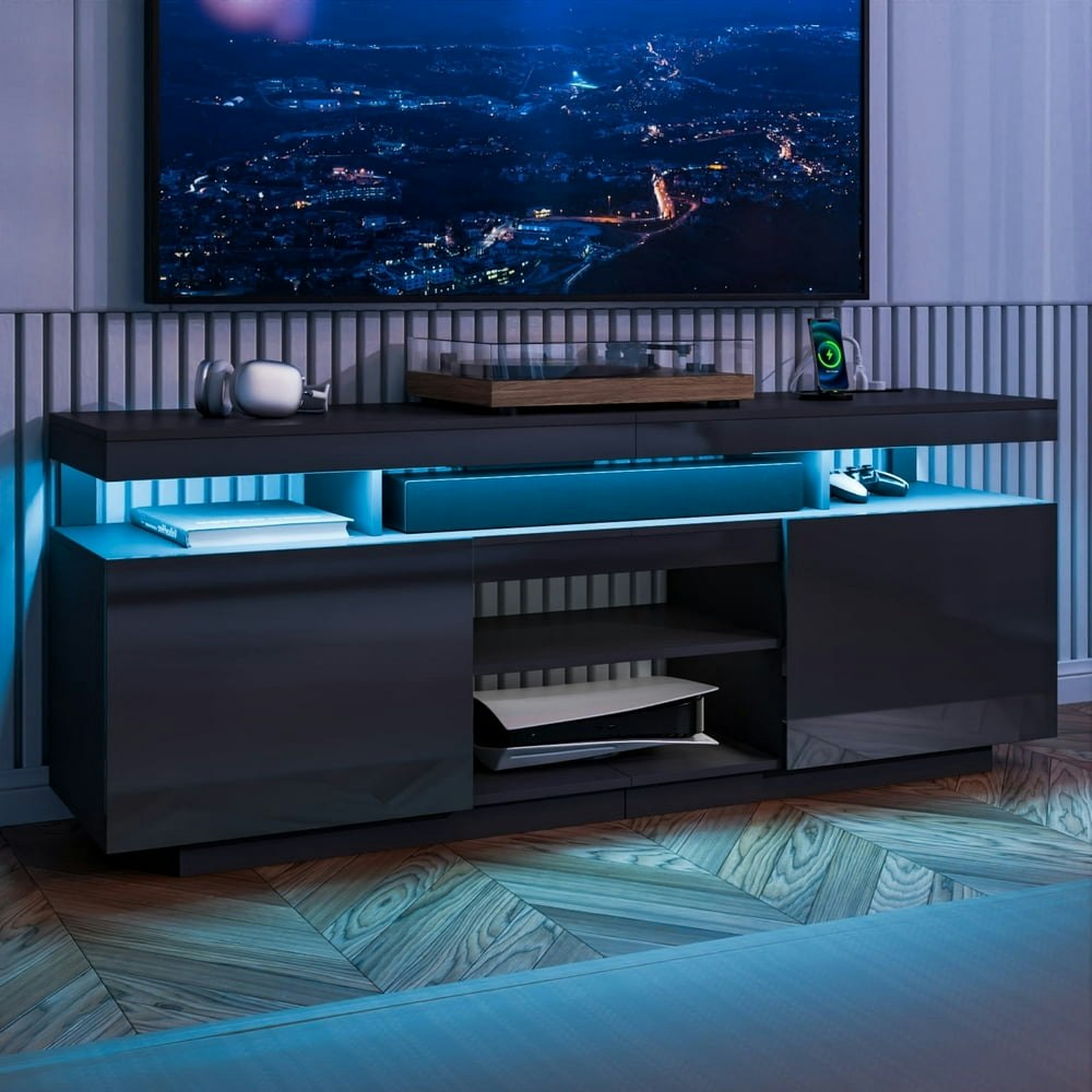 Hommpa LED TV Stand for TVs up to 70-Inch: $179.84 Hommpa LED TV Stand for TVs up to 70-Inch: $179.84