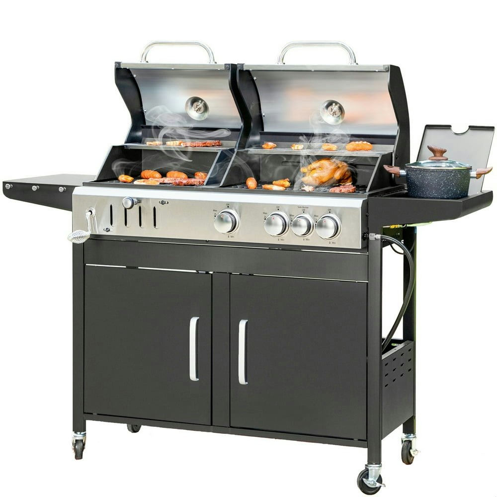 Alpha Joy Dual Fuel Gas and Charcoal Grill: $462.99