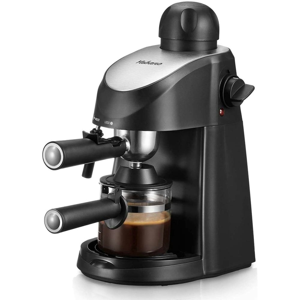 Yabano 3.5-Bar 4-Cup Espresso and Cappuccino Maker: $39.89 Yabano 3.5-Bar 4-Cup Espresso and Cappuccino Maker: $39.89