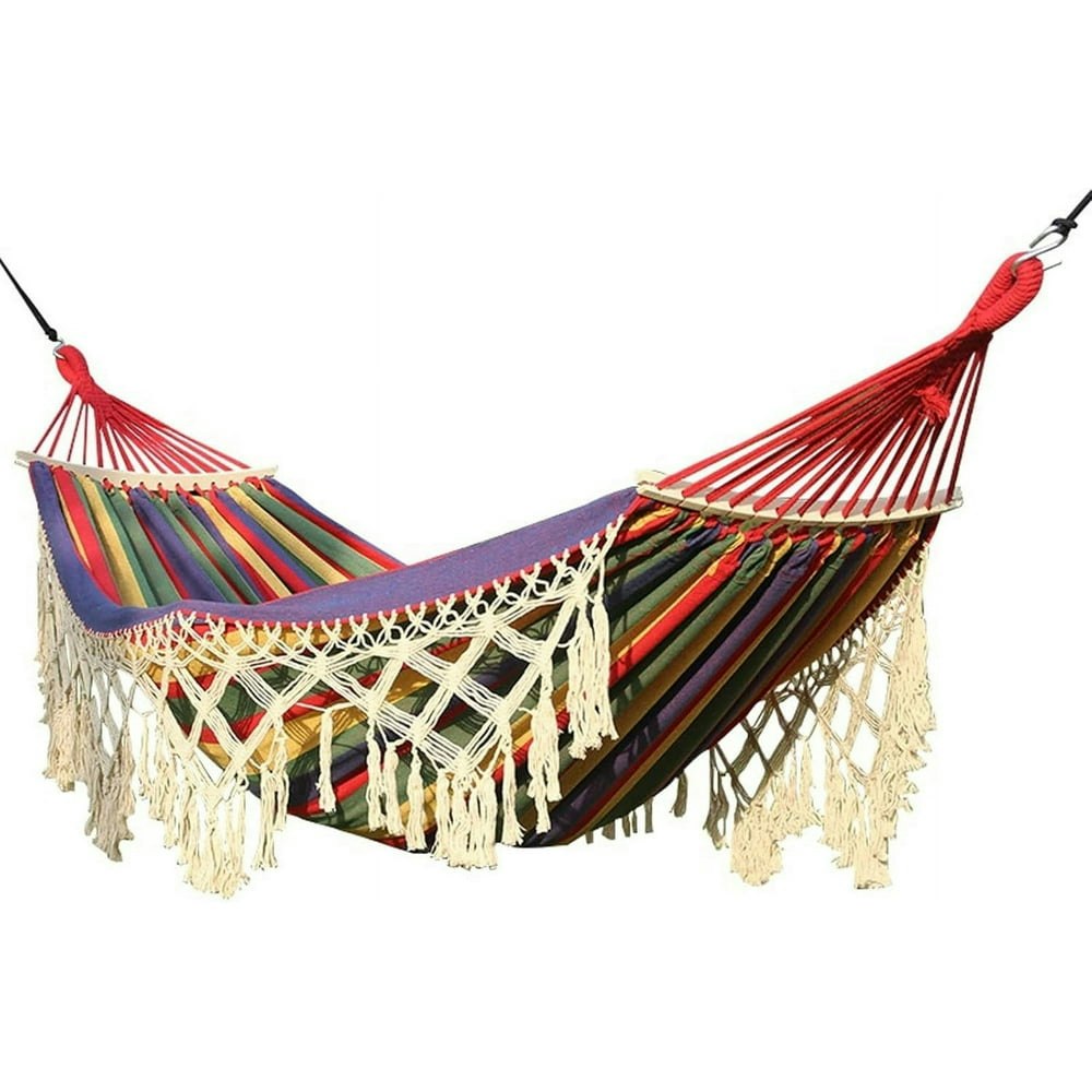 Duanjy Cotton Canvas Double Hammock: $34.95 Duanjy Cotton Canvas Double Hammock: $34.95
