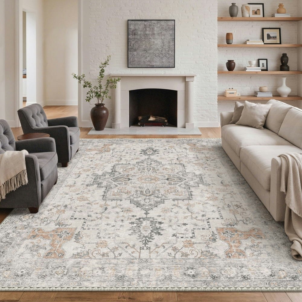Kueth 8x10-foot Modern Area Rug: $69.98 Kueth 8x10-foot Modern Area Rug: $69.98
