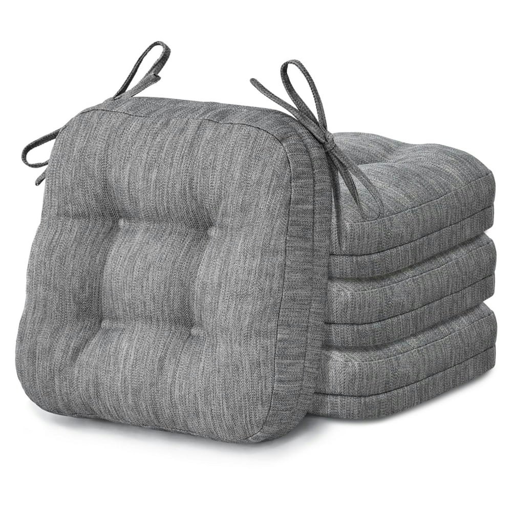 Shinnwa 16.5" x 16.5" Tufted Memory Foam Chair Cushions 4-Pack: $44.99 Shinnwa 16.5" x 16.5" Tufted Memory Foam Chair Cushions 4-Pack: $44.99
