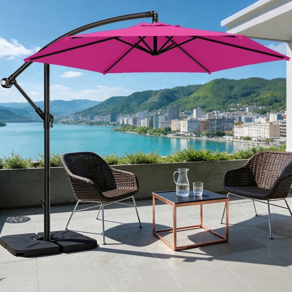 Easthome 10-Foot Offset Hanging Patio Umbrella: $47.47 Easthome 10-Foot Offset Hanging Patio Umbrella: $47.47
