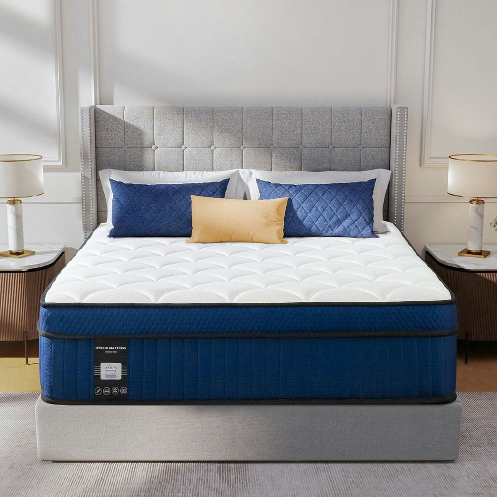 Queen Rose 12-inch Hybrid Gel Memory Foam Mattress: $229.99