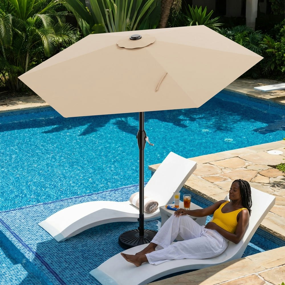 Easthome 7.5-Foot Outdoor Patio Market Umbrella: $28.99 Easthome 7.5-Foot Outdoor Patio Market Umbrella: $28.99