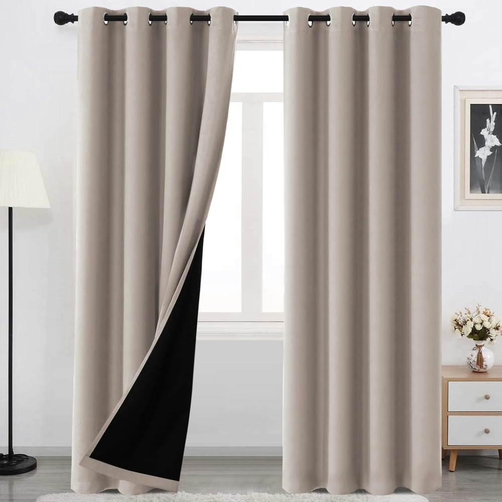 H.Versailtex 52" x 84" Blackout Grommet Curtains 2-Pack: $28.03 H.Versailtex 52" x 84" Blackout Grommet Curtains 2-Pack: $28.03