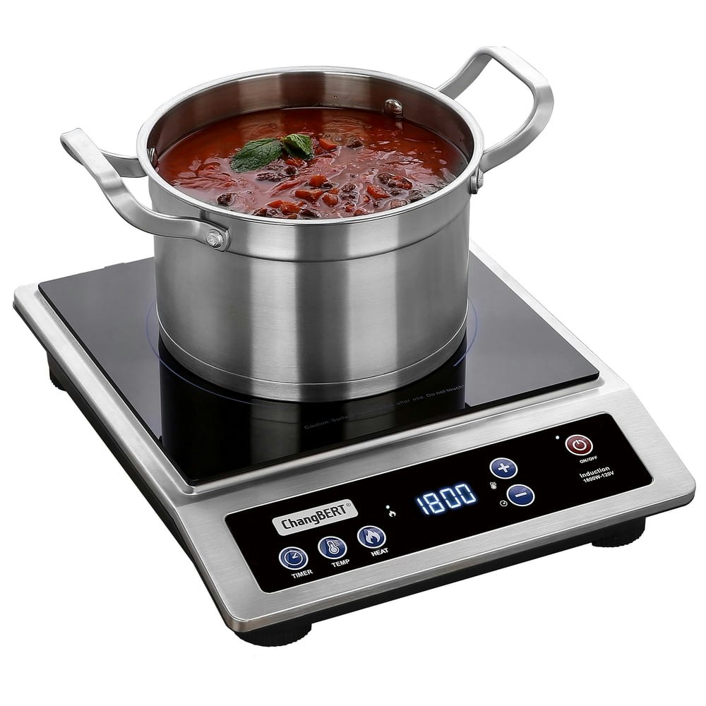 ChangBERT 1,800W Portable Induction Cooktop: $99.99
