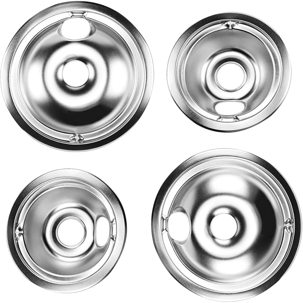 Chrome Range Drip Pans 4-Pack: $15.88 Chrome Range Drip Pans 4-Pack: $15.88