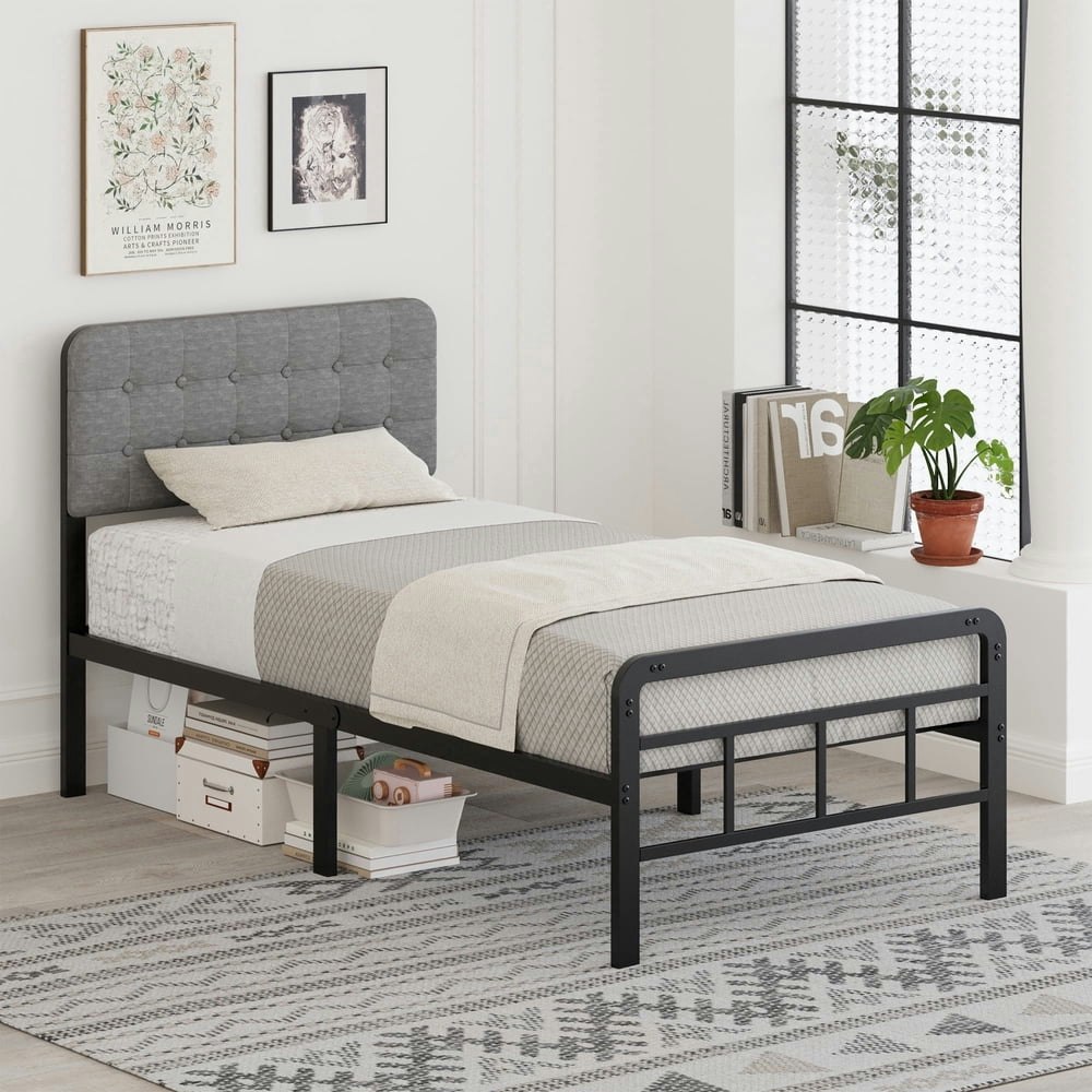 Lutwon-Teen 12-Inch Twin Bed Frame: $69.99 Lutwon-Teen 12-Inch Twin Bed Frame: $69.99