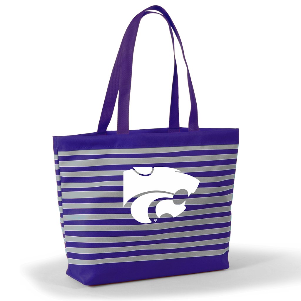 Women's Kansas State Wildcats Wavy Striped Tatum Tote Bag: $27.99 Women's Kansas State Wildcats Wavy Striped Tatum Tote Bag: $27.99