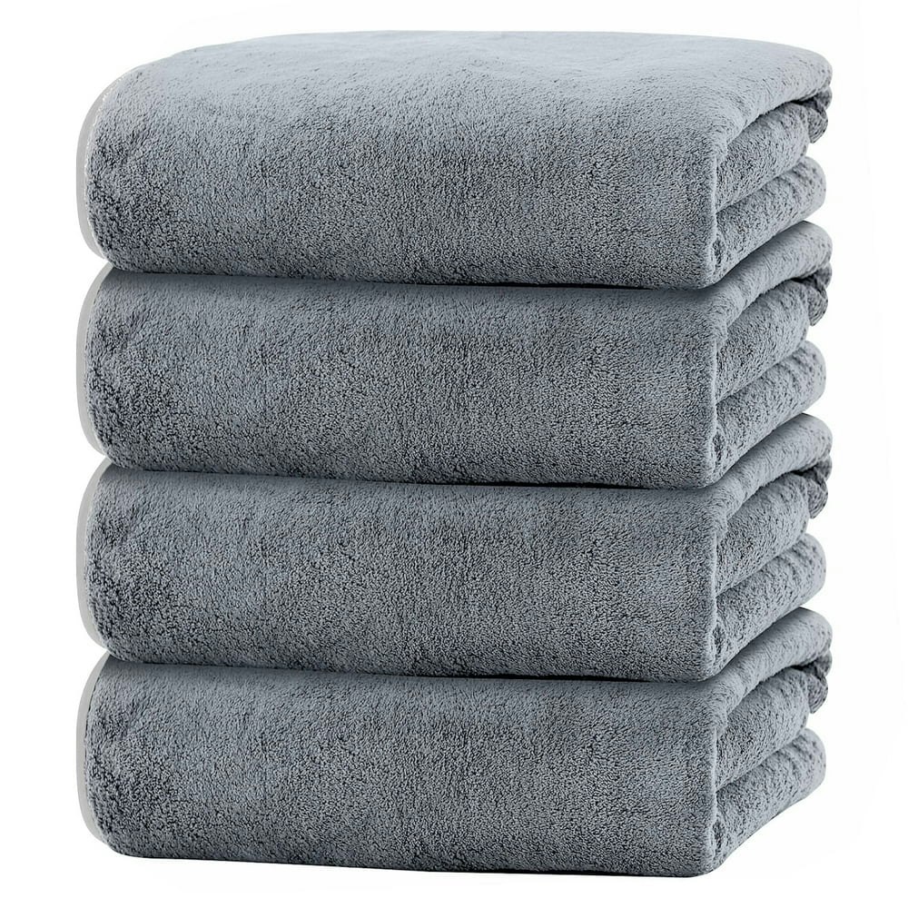28"x 55" Microfiber Bath Towels 4-Pack: $35.99 28"x 55" Microfiber Bath Towels 4-Pack: $35.99