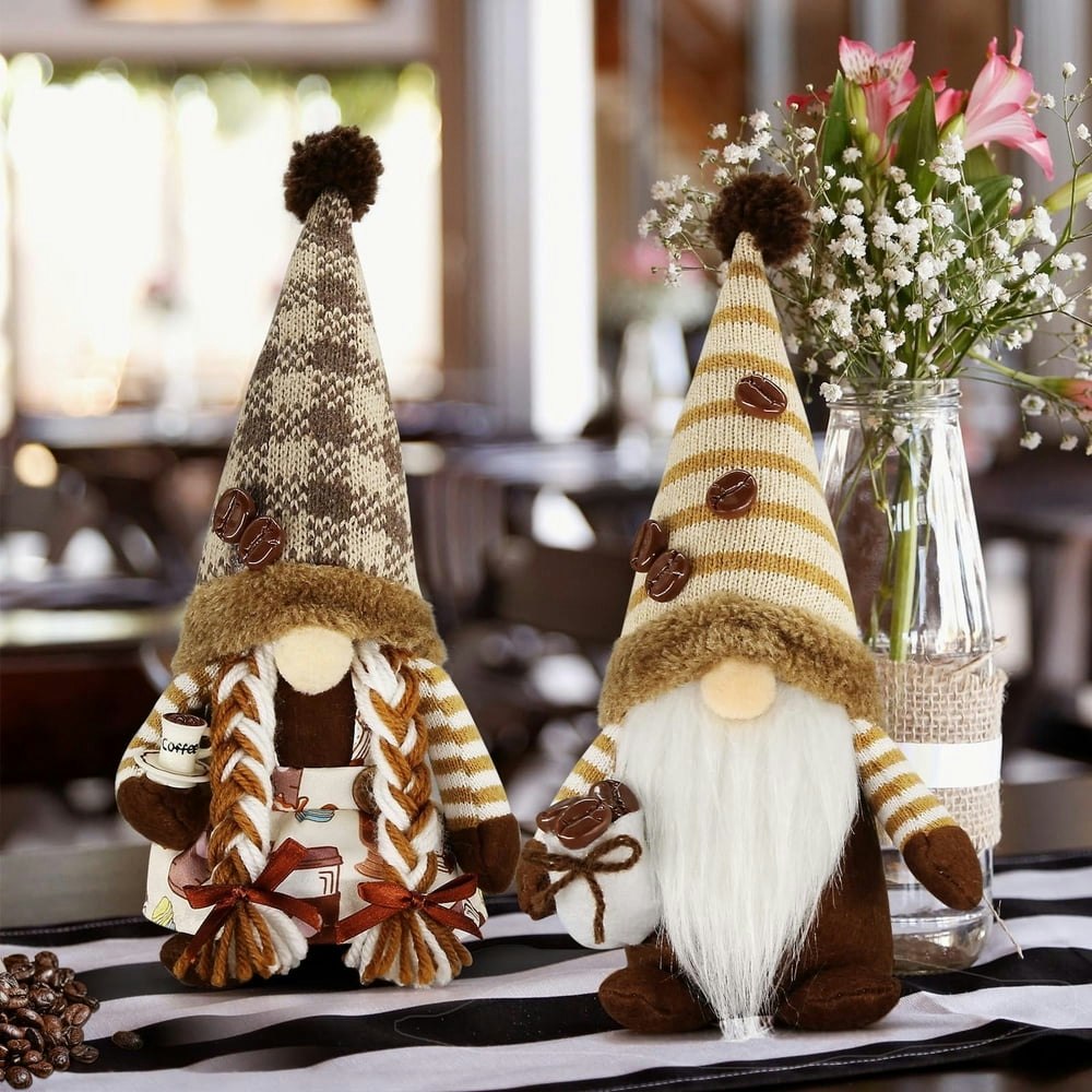 Molumo Coffee Gnomes Couple Plush: $18.99 Molumo Coffee Gnomes Couple Plush: $18.99