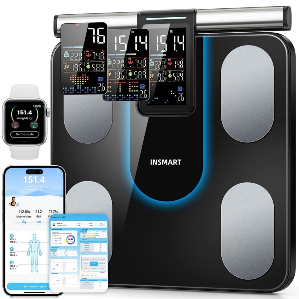 Insmart 8-Electrode Bluetooth Body Fat Scale: $69.19 Insmart 8-Electrode Bluetooth Body Fat Scale: $69.19