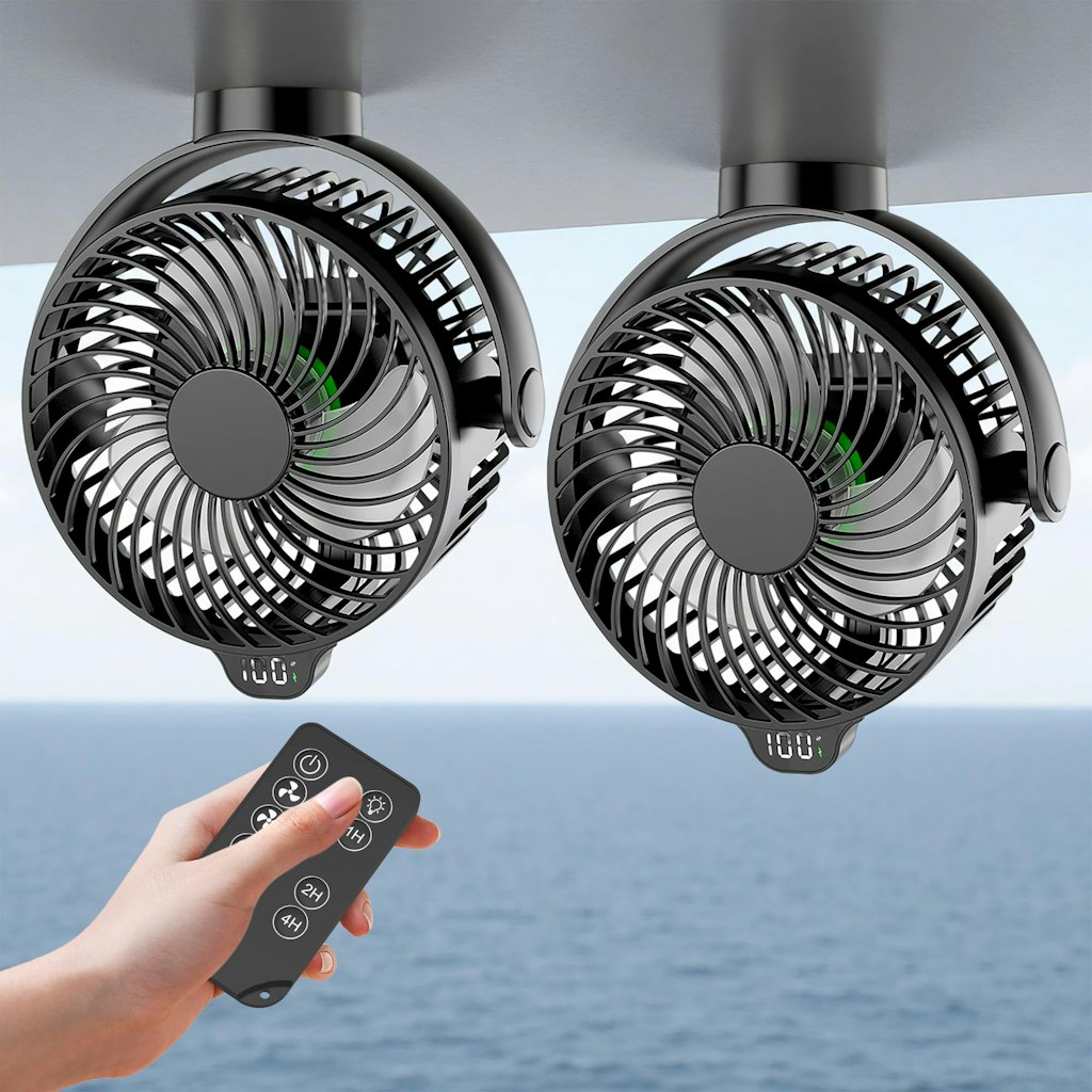 Magnetic Cruise Fan w/ LED Display 2-Pack: $45 Magnetic Cruise Fan w/ LED Display 2-Pack: $45
