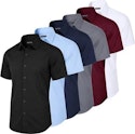 James Tailor Men's Cotton Stretch Dress Shirt 4-Pack for $35 w/ Prime + free shipping w/ Prime