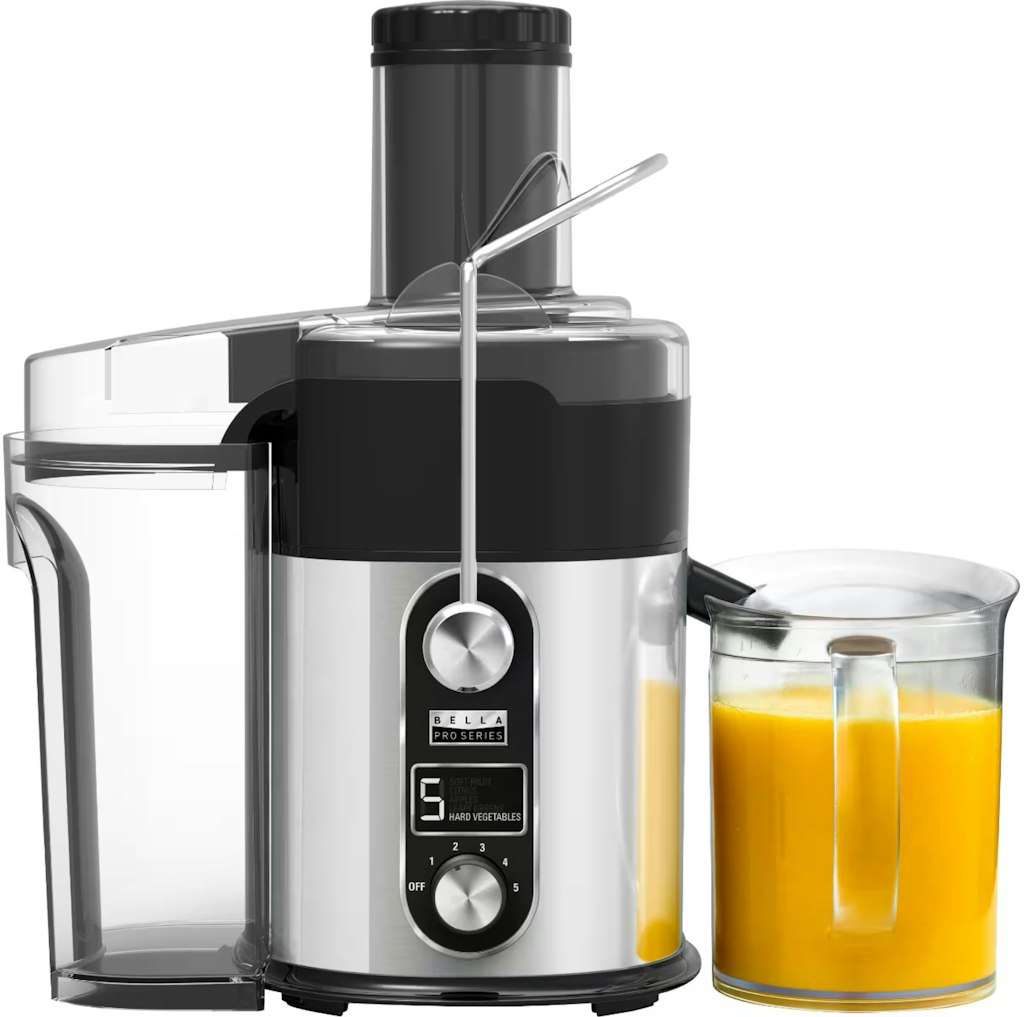 Bella Pro 5-Speed Centrifugal Digital Juice Extractor : $50 Bella Pro 5-Speed Centrifugal Digital Juice Extractor : $50