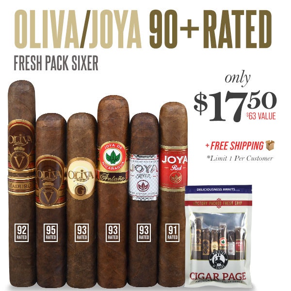 Oliva / Joya 90+Rated Fresh Pack Sixer: $17.50
