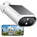 AlkiVision 2K Solar Wireless Outdoor Security Camera for $22 + free shipping