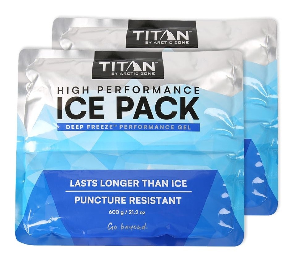 Arctic Zone Titan Deep Freeze 600g Ice Pack 2-Pack: $11 Arctic Zone Titan Deep Freeze 600g Ice Pack 2-Pack: $11